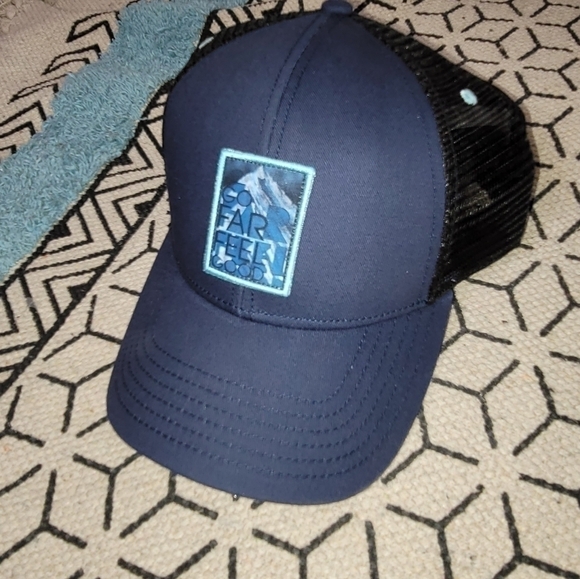 SMARTWOOL GO FAR FEEL GOOD NAVY TRUCKER HAT main image 4